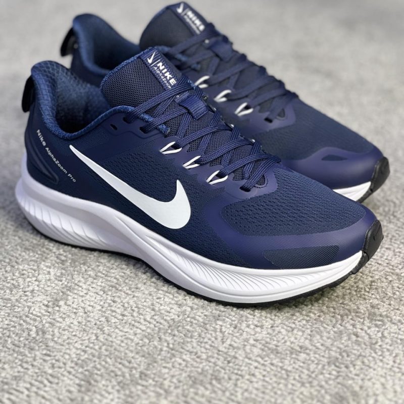 کتونی نایکی ایر زوم آلفا پرو سرمه‌ای (Nike Air Zoom Alpha Pro Navy)