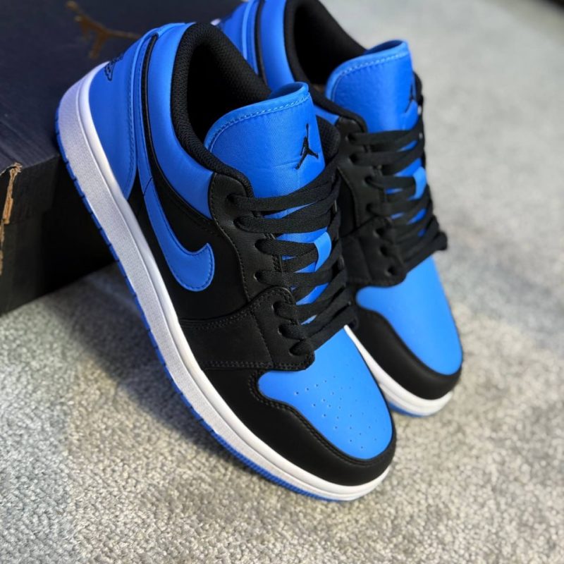 کتونی جردن لو آبی مشکی | Jordan 1 Low Blue Black