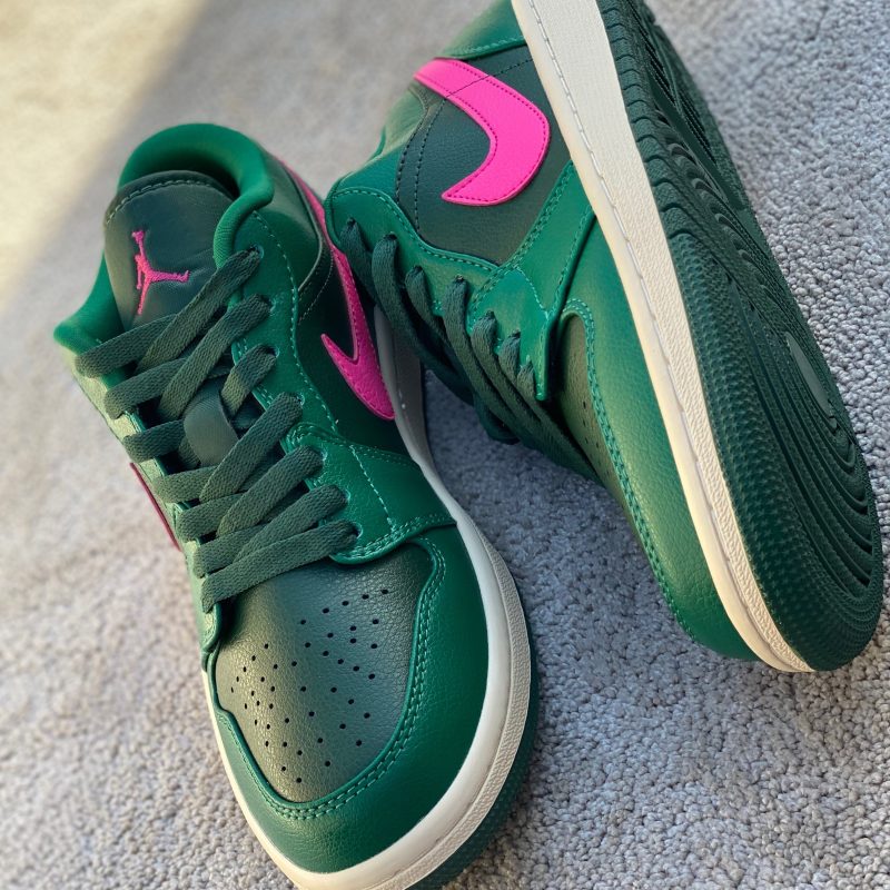 کتونی نایک ایر جردن 1لو سبز Nike Air Jordan 1 Low Green
