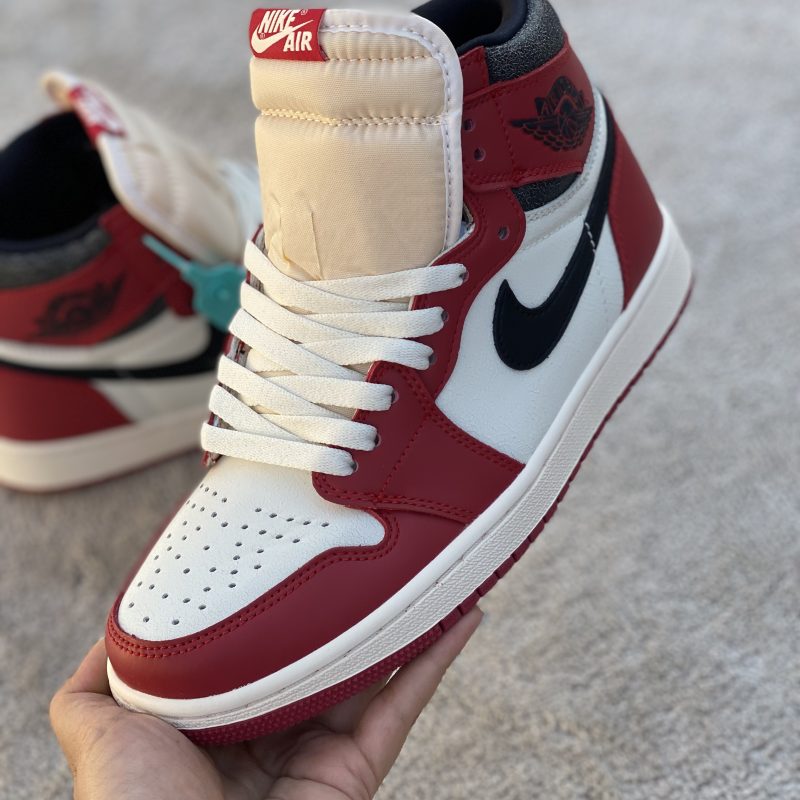 کتونی جردن 1 قرمز ساق دارjordan 1 high